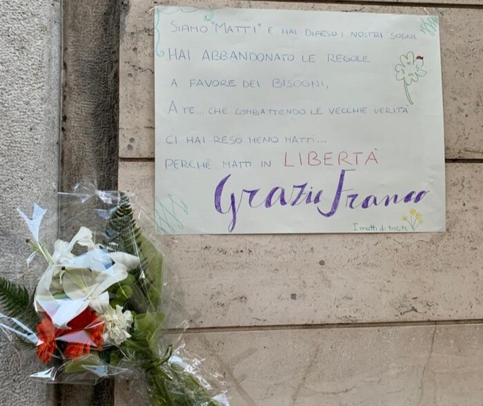 Morte Rotelli, 'Grazie Franco' dai 'matti di Trieste'